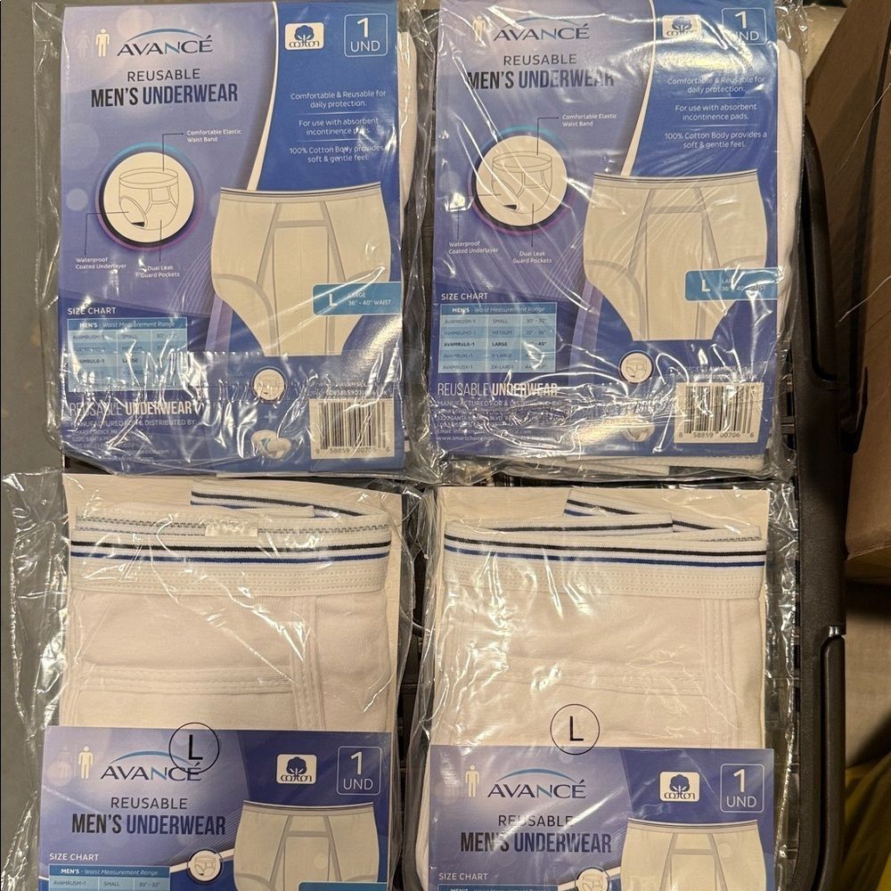 Men's Reusable Underwear - White